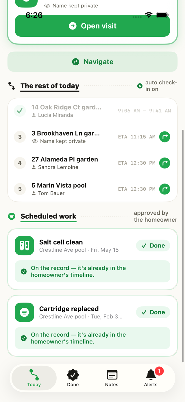 Your day: today's plan on iPhone